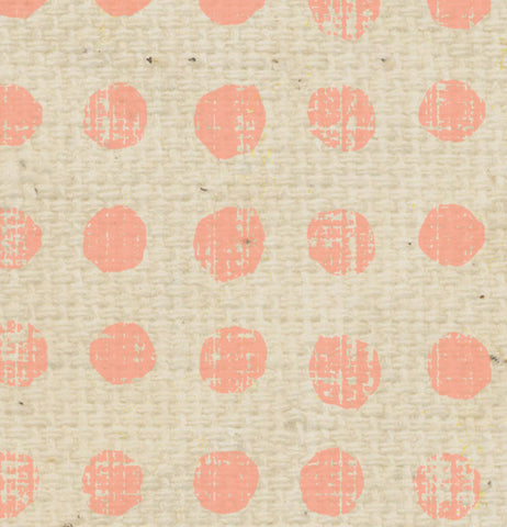 ******* Peaches n Cream Tea Stained Stacked Dots Cardstock