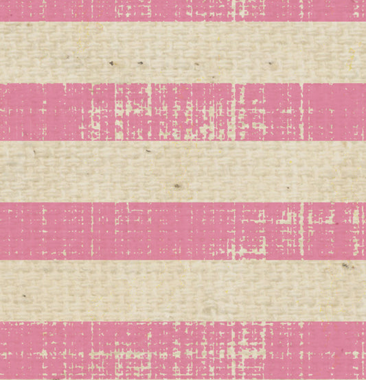 Pink Cosmos Tea Stained Stripes Cardstock