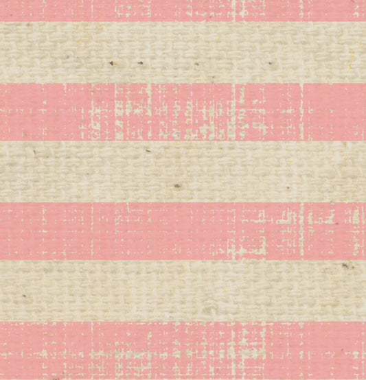 Pink Geranium Tea Stained Stripes Cardstock