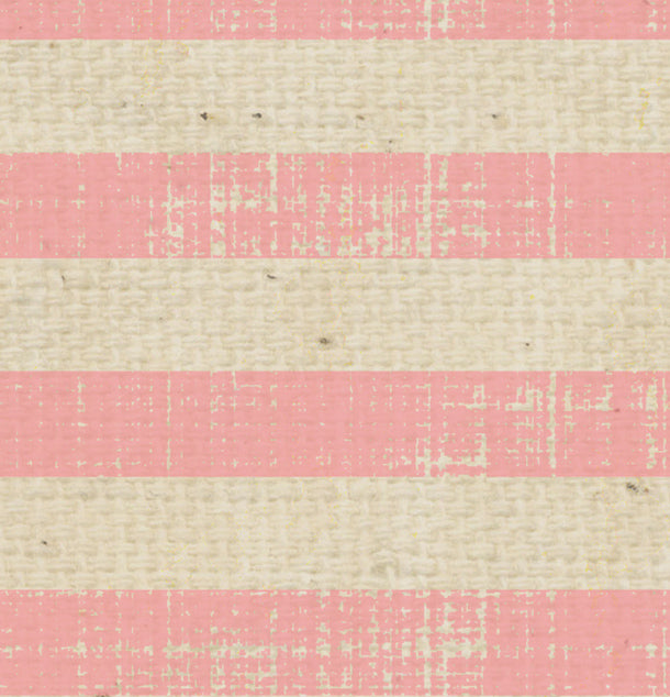 ******* Pink Geranium Tea Stained Stripes Cardstock