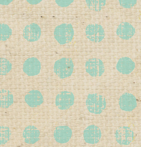 ******* Sea Foam Tea Stained Stacked Dots Cardstock