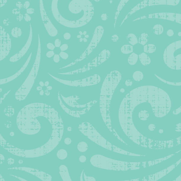 Sea Foam Flourish Cardstock 37-103