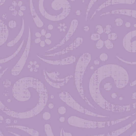 Vintage Lilac Flourish  Cardstock 37-103