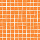 Orange Poppy Doodle Graph Cardstock 37-103