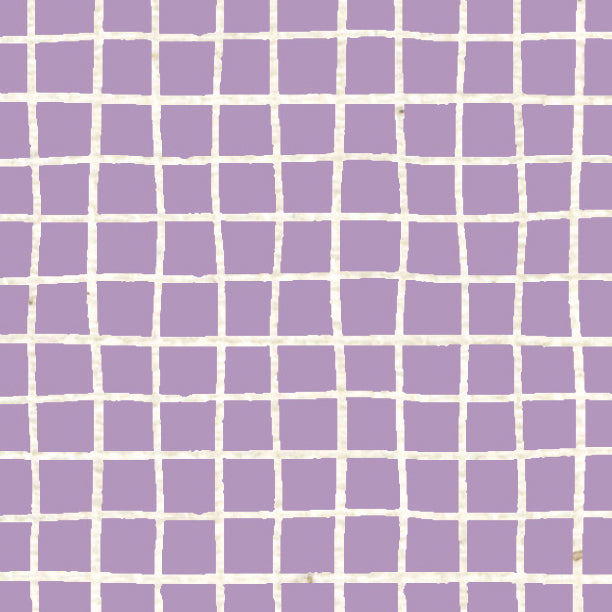 Vintage Lilac Doodle Graph  Cardstock 37-103