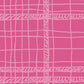 Pink Cosmos Messy Plaid Cardstock 37-103