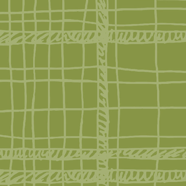 Inch Worm Messy Plaid Cardstock 37-103