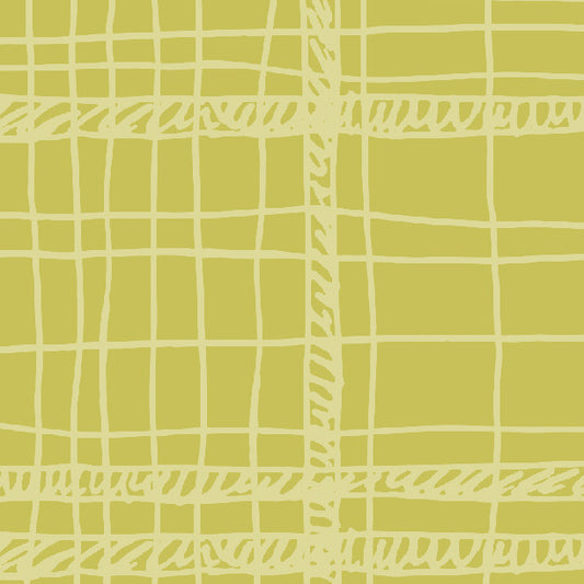 Pistachio Green Messy Plaid Cardstock 37-103