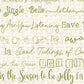 Christmas Tunes Inch Worm Reverse Cardstock  37-106