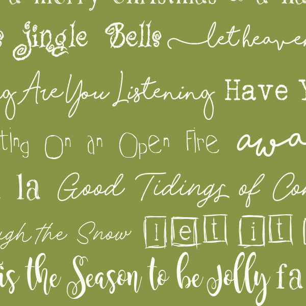 Christmas Tunes Inch Worm Cardstock  37-106