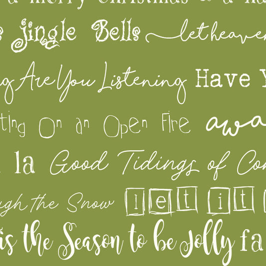 Christmas Tunes Inch Worm Cardstock  37-106
