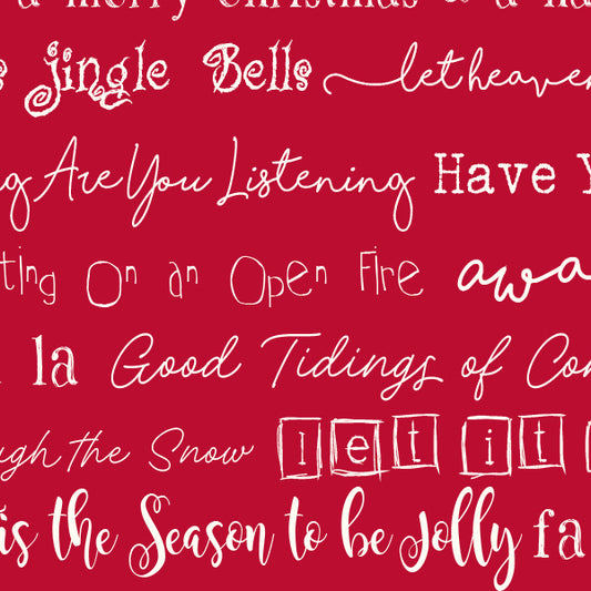 Christmas Tunes Red Wagon Cardstock  37-106