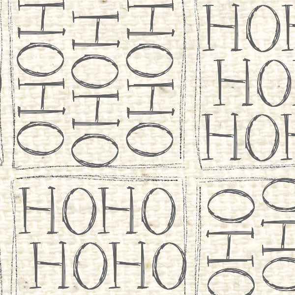 Ho Ho Ho Blackbird Reverse Cardstock  37-106