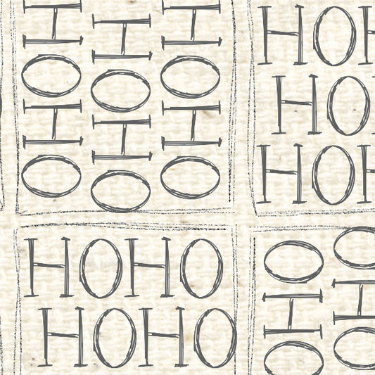 Ho Ho Ho Blackbird Reverse Cardstock  37-106