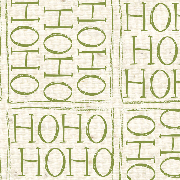 Ho Ho Ho Inch Worm Reverse Cardstock  37-106