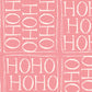 Ho Ho Ho Pink Geranium Cardstock  37-106