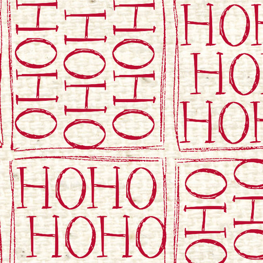 Ho Ho Ho Red Wagon Reverse Cardstock  37-106