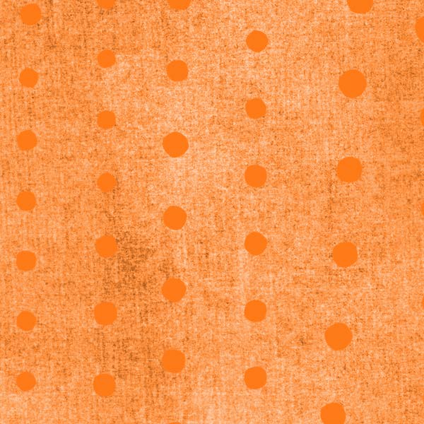 Orange Poppy Tumbling Dots