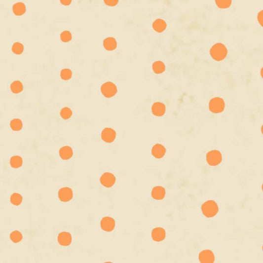 Orange Poppy Tumbling Dots Reverse