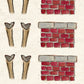 CCO 1003 Card Cut Out 1003 Chimney & Reindeer Legs