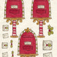 CCO 1005 Card Cut Out 1005 Santa's Christmas Mail Box