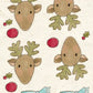 CCO 1016 Card Cut Out 1016 Rudolph with Sea Foam Scarf - Med