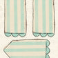 CCO 1027 Card Cut Out 1027 Sea Foam Scalloped Tag