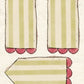 CCO 1028 Card Cut Out 1028 Inch Worm Red WagonScalloped Tag