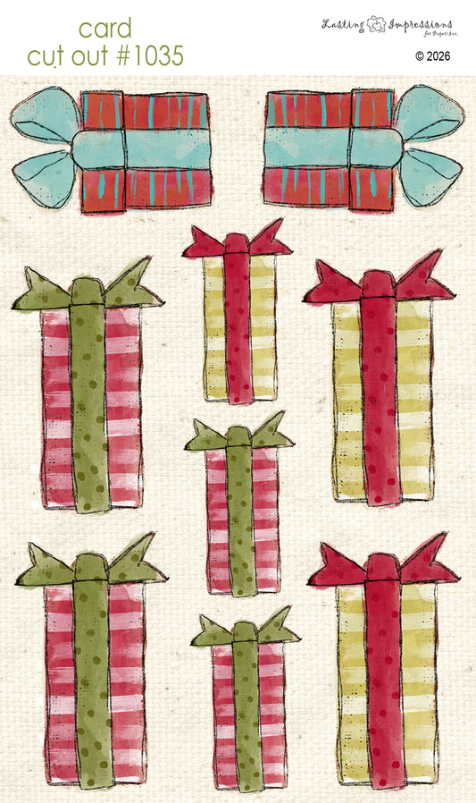 CCO 1035 Card Cut Out 1035 Presents