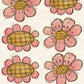 CCO 443 Card Cut Out #443 Pink Geranium Posies - Large