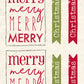 CCO 478 Card Cut Out #478 Merry Merry Merry Christmas