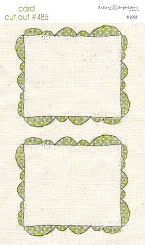 CCO 485 Card Cut Out #485 Scalloped Inch Worm Frame