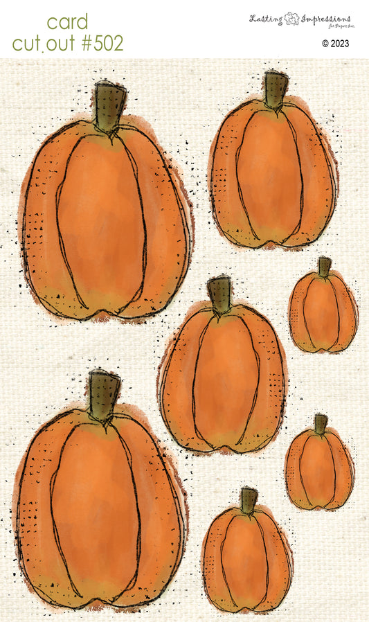 CCO 502 Card Cut Out #502 Pumpkins