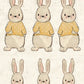 CCO 564 Card Cut Out # 564 Bunny with Yellow Shirt