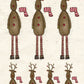 CCO 607 Card Cut Out #607 Skinny Reindeer