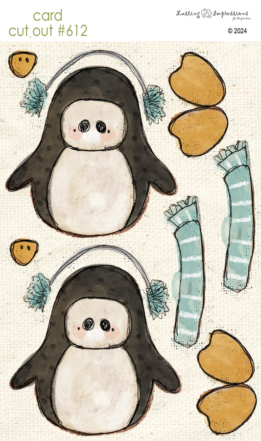 CCO 612 Card Cut Out #612 Penguin