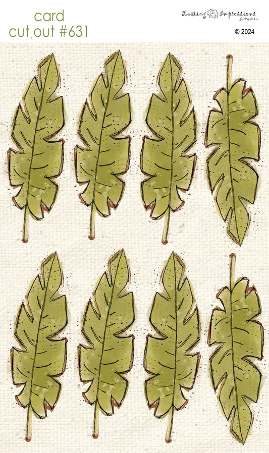 CCO 631 Card Cut Out 631 Jungle Leaf