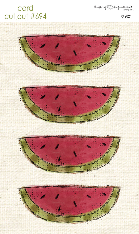 CCO 694 Card Cut Out #694 Watermelon