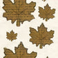 CCO 709 Card Cut Out #709 Maple Leaf Garden Tool Tan