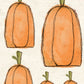 CCO 726 Card Cut Out # 726 Tall Pumpkin with Stem