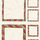 CCO 742 Card Cut Out # 742 Christmas Stripes Frame