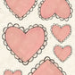 CCO 754 Card Cut Out # 754 Pink Watercolor Heart