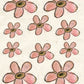 CCO 763 Card Cut Out # 763 Pink Geranium Flowers