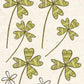 CCO 780 Card Cut Out # 780 Shamrocks with Stems