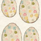 CCO 784 Card Cut Out # 784 Polka Dot Easter Eggs Small & Med