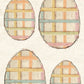 CCO 790 Card Cut Out # 790 Plaid Easter Eggs Med & Small