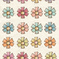 CCO 799 Card Cut Out # 799 Doodle Flowers Med