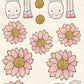 CCO 805 Card Cut Out #805 Flower Bunny