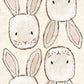 CCO 806 Card Cut Out #806 Bunny Face Large