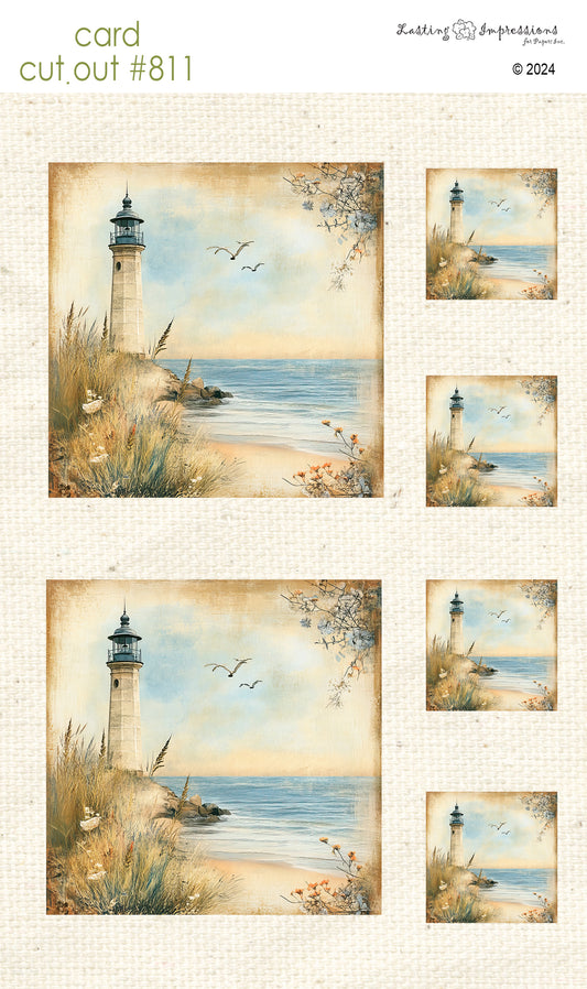 CCO 811 Card Cut Out # 811 Lighthouse